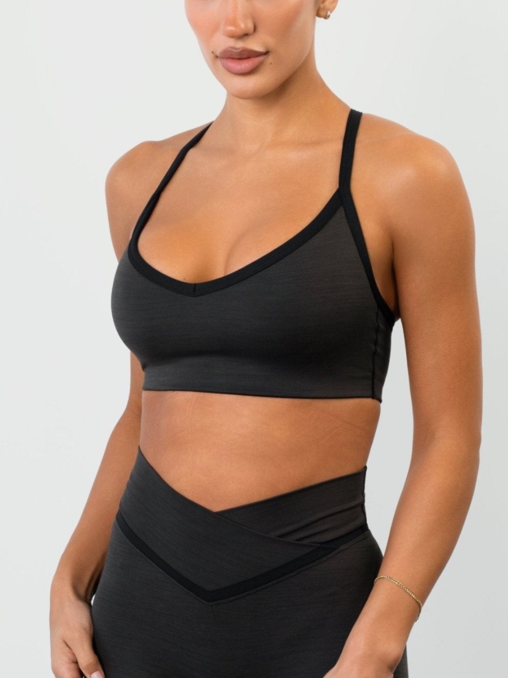 Vitality Daydream V Bra Midnight Marl Size Large